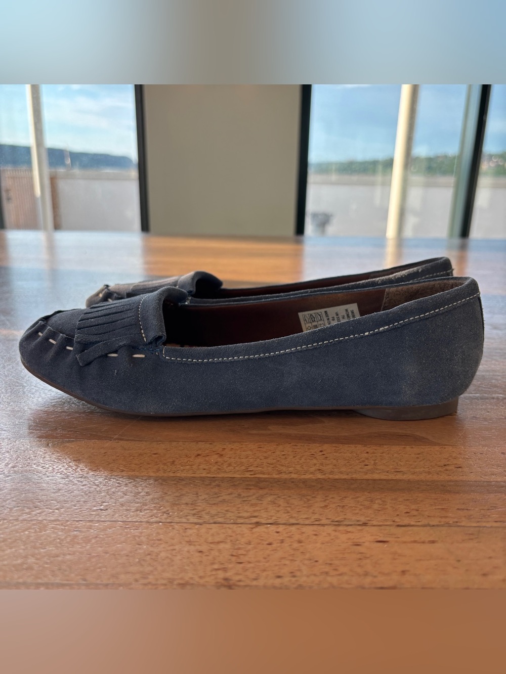 Lands End Women’s Suede Moccasins, Size 7 - Picture 7 of 10